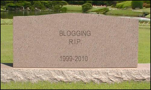 Blogging Is Dead